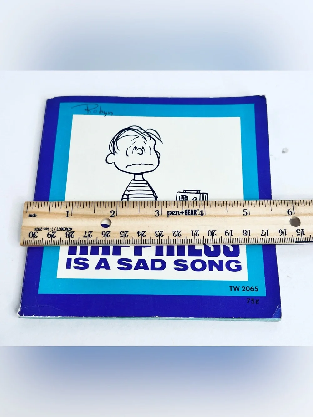 Vintage 1971 Peanuts Happiness Is a Sad Song Charles Schulz Snoopy Paperback